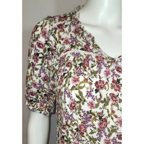 2 Knox Rose Floral Print Blouses - Size S - Picture 12 of 16